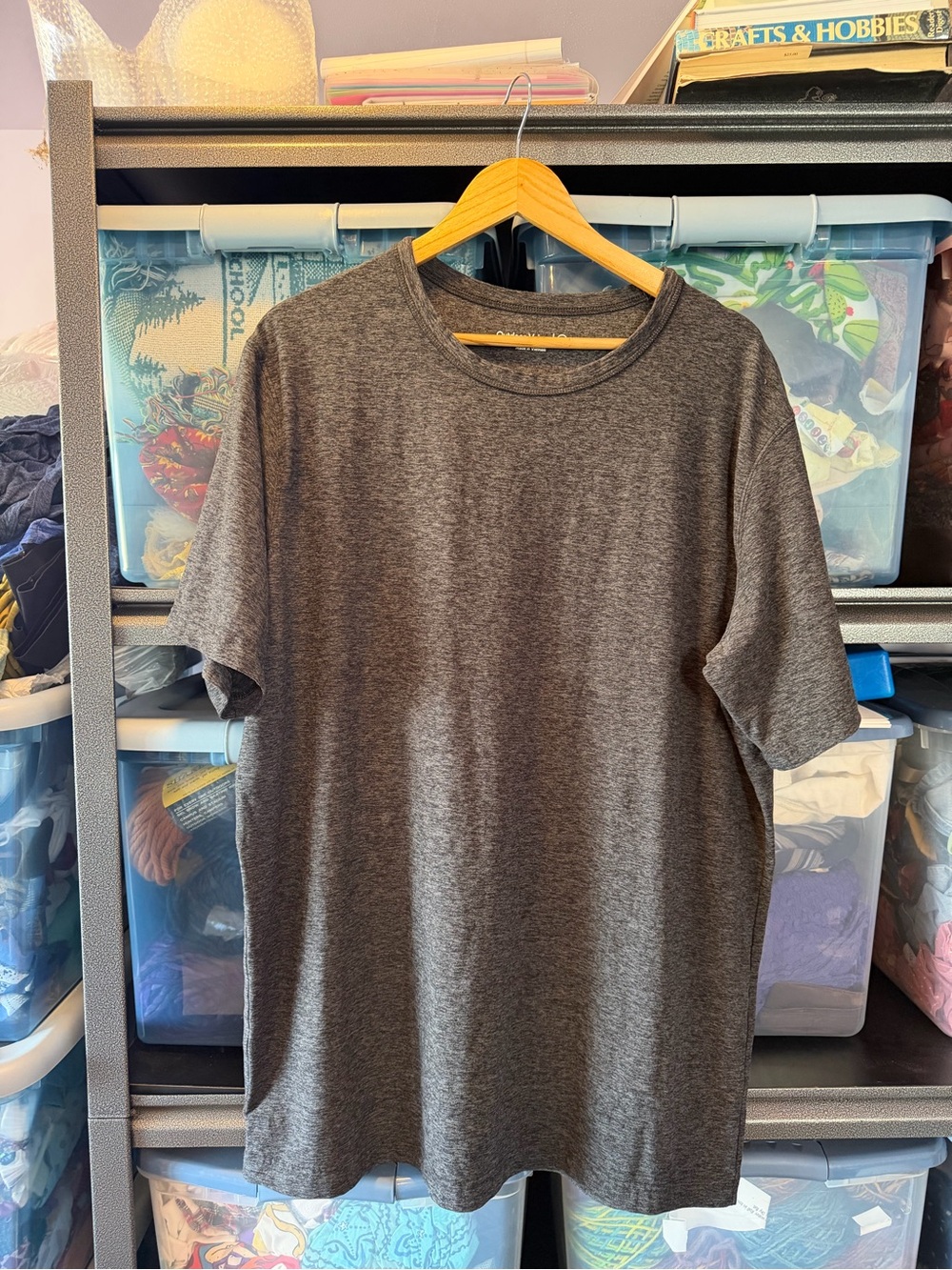 Outdoor Voices Men's Crewneck T-Shirt - Charcoal XXL